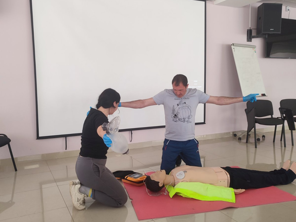 Відбувся тренінг з базових реанімаційних заходів / Training on basic resuscitation measures was held