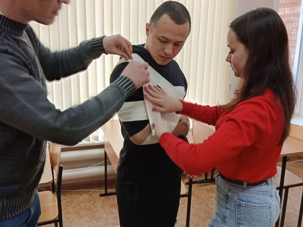 Інтегративне заняття з тактичної медицини для здобувачів вищої освіти