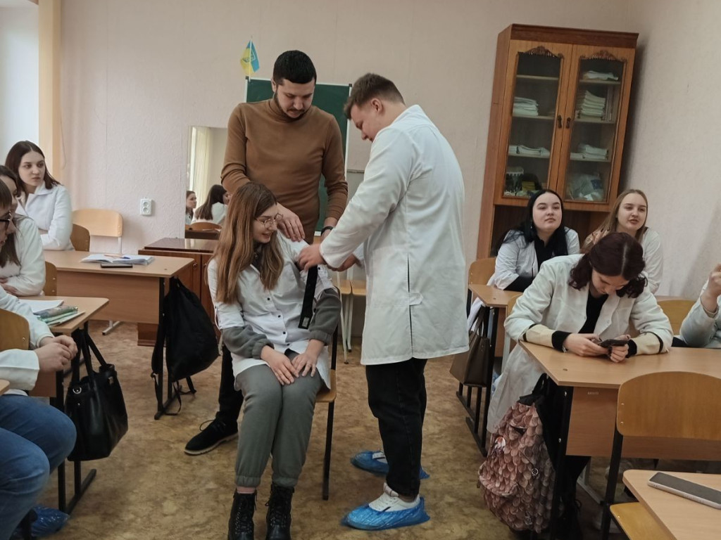 Інтегративне заняття з тактичної медицини для здобувачів вищої освіти